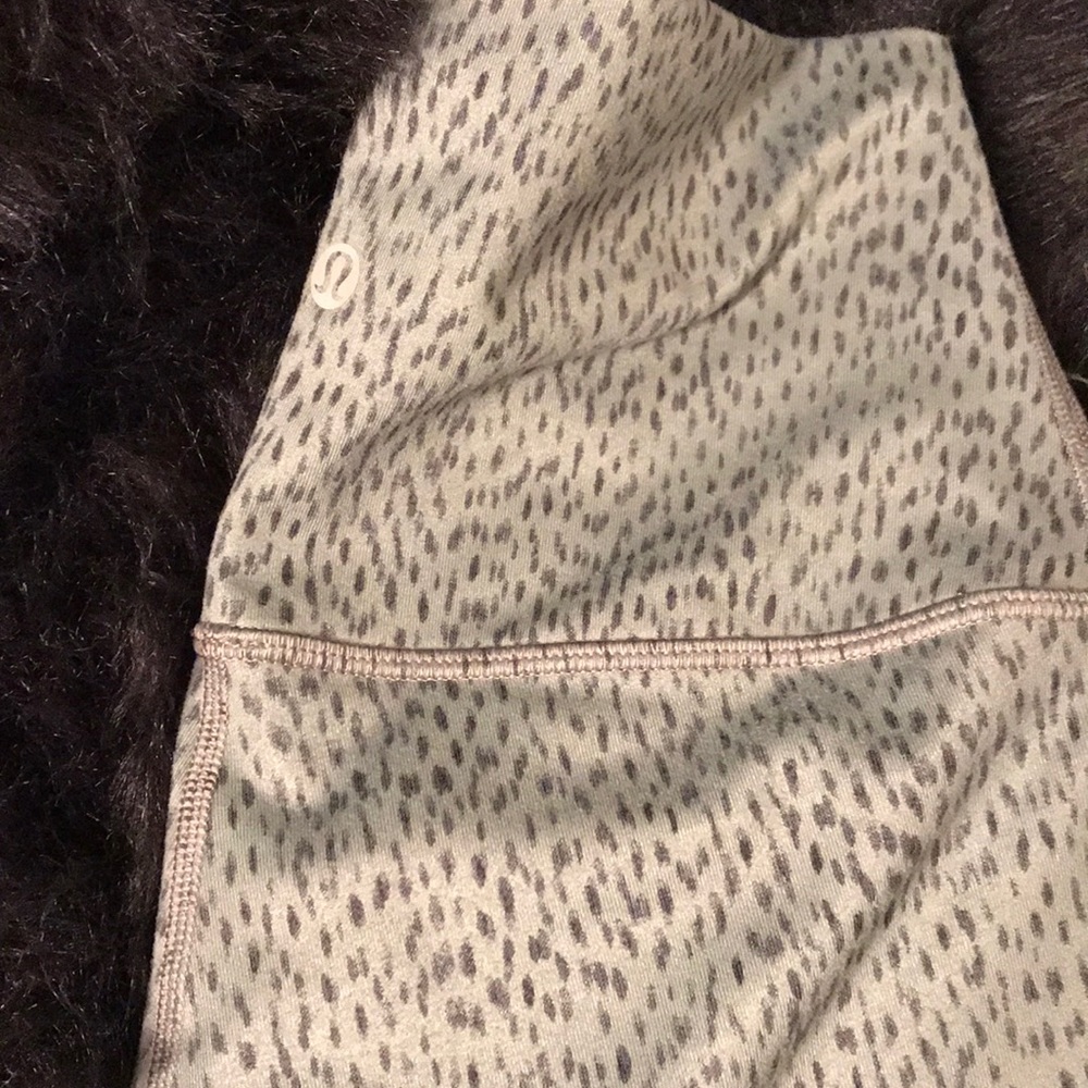 Lulu lemon wunder under full length pants leopard